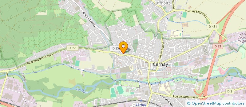 localisation de l'entreprise MONSIEUR DANIEL GRASSLER  UFFHOLTZ