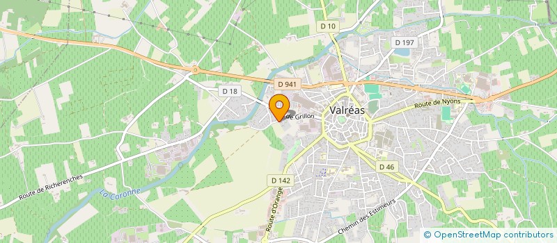 localisation de l'entreprise MONSIEUR DANIEL GREUZARD à VALREAS