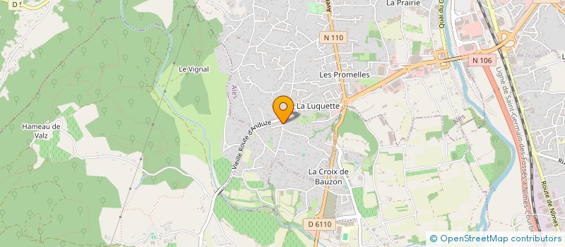 localisation de l'entreprise MONSIEUR DANIEL GREVOUL  ALES