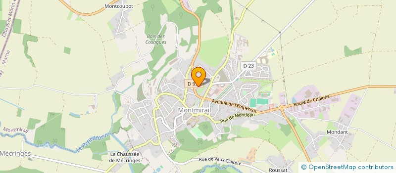 localisation de l'entreprise MONSIEUR DANIEL GRIELENS à MONTMIRAIL