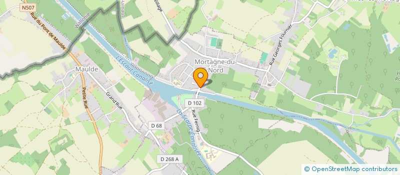 localisation de l'entreprise MONSIEUR DANIEL GRIFFARD à MORTAGNE-DU-NORD
