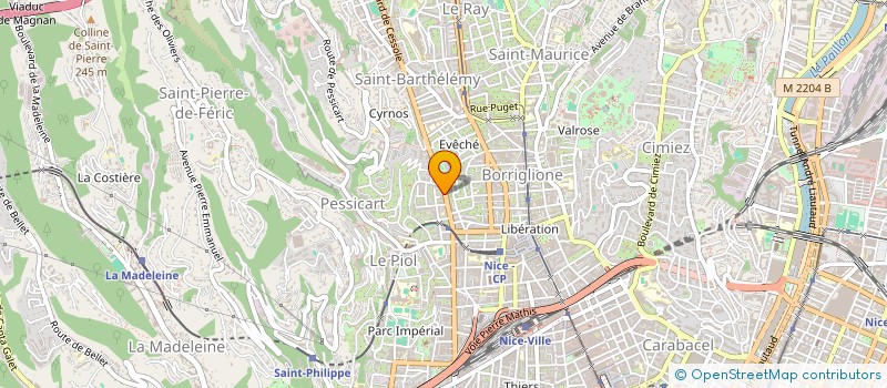 localisation de l'entreprise MONSIEUR DANIEL GRIGORE à NICE