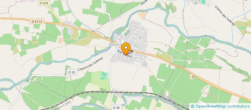 localisation de l'entreprise MONSIEUR DANIEL GRILLERES à PEZENS