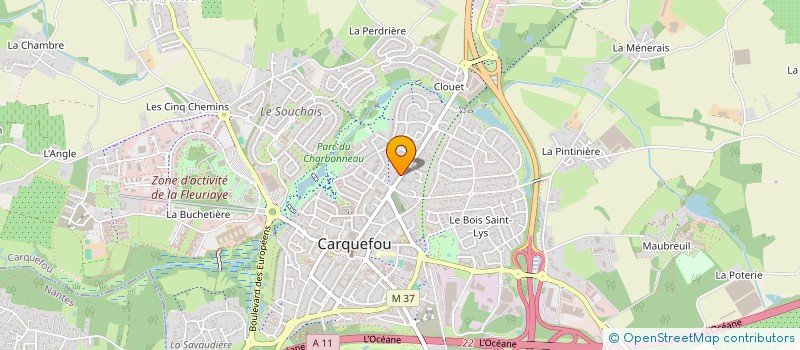 localisation de l'entreprise MONSIEUR DANIEL GRIMAUD  CARQUEFOU