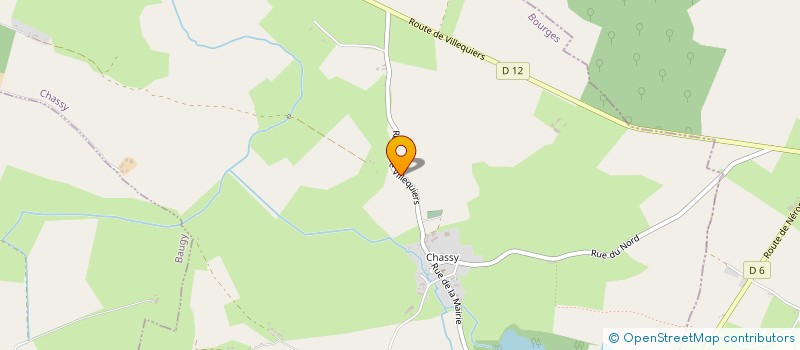 localisation de l'entreprise MONSIEUR DANIEL GRIMOIN  BAUGY