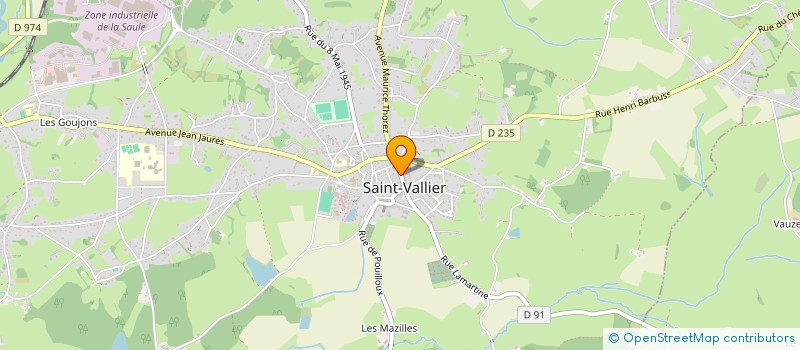 localisation de l'entreprise MONSIEUR DANIEL GRISARD à SAINT-VALLIER
