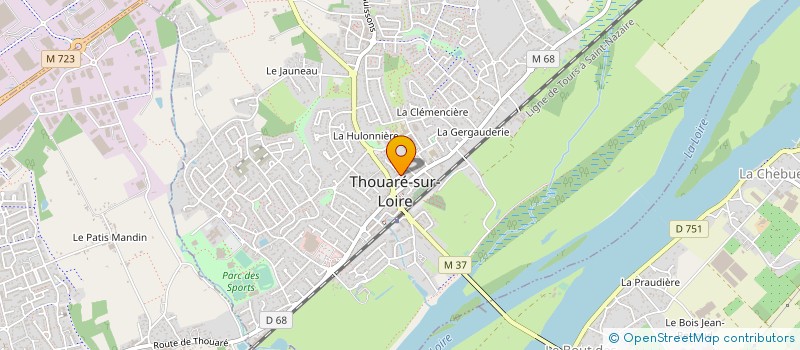 localisation de l'entreprise MONSIEUR DANIEL GRISON à THOUARE-SUR-LOIRE