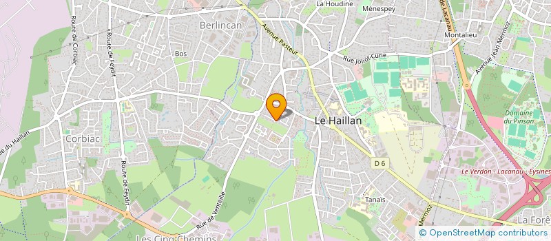 localisation de l'entreprise MONSIEUR DANIEL GRIVOT à LE HAILLAN