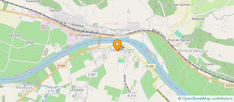 localisation de l'entreprise MONSIEUR DANIEL GROB  CLERMONT-DESSOUS