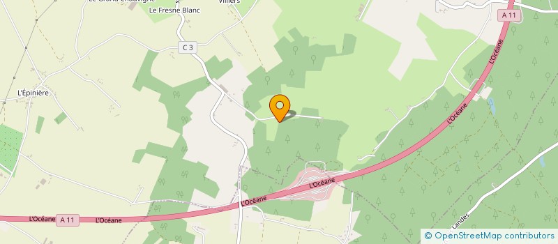 localisation de l'entreprise MONSIEUR DANIEL GROSBOIS  MAZE-MILON