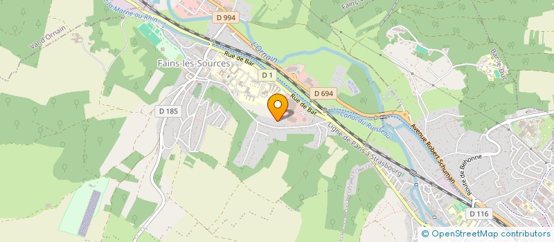localisation de l'entreprise MONSIEUR DANIEL GROSJEAN à FAINS-VEEL