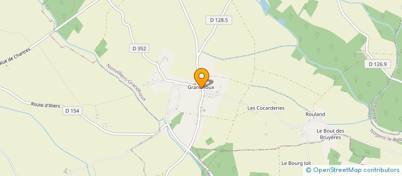 localisation de l'entreprise MONSIEUR DANIEL GROSPERRIN à NONVILLIERS-GRANDHOUX