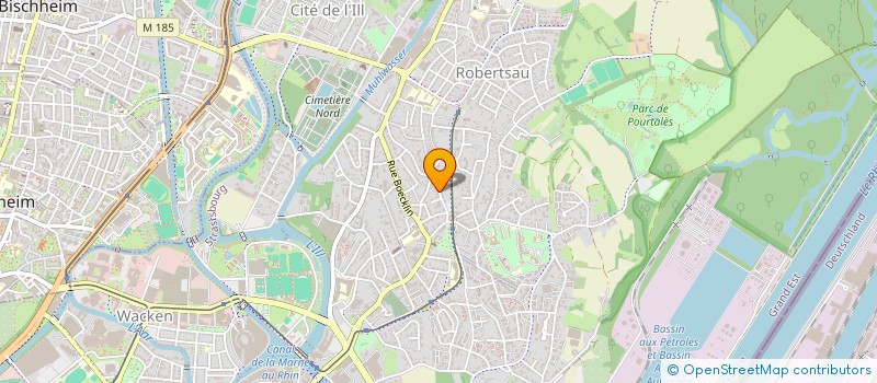 localisation de l'entreprise MONSIEUR DANIEL GROSSHANS à STRASBOURG
