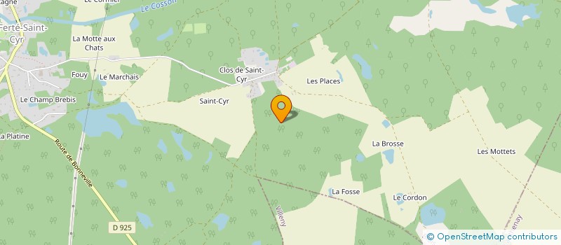 localisation de l'entreprise MONSIEUR DANIEL GROSSIN  LA FERTE-SAINT-CYR