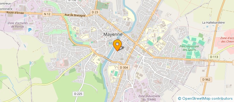 localisation de l'entreprise MONSIEUR DANIEL GROSSO  MAYENNE