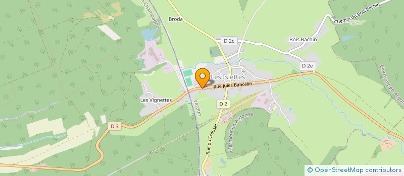localisation de l'entreprise MONSIEUR DANIEL GROSU  CLERMONT-EN-ARGONNE