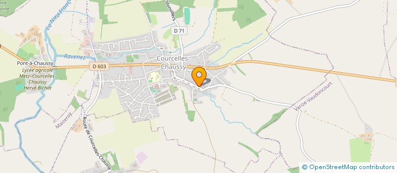 localisation de l'entreprise MONSIEUR DANIEL GRUBAC à COURCELLES-CHAUSSY
