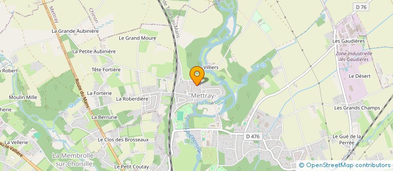 localisation de l'entreprise MONSIEUR DANIEL GUEMENE à METTRAY