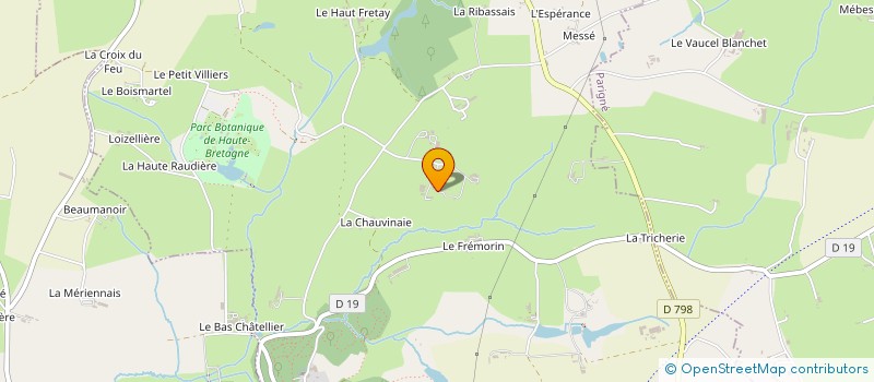 localisation de l'entreprise MONSIEUR DANIEL GUERIN à LE CHATELLIER