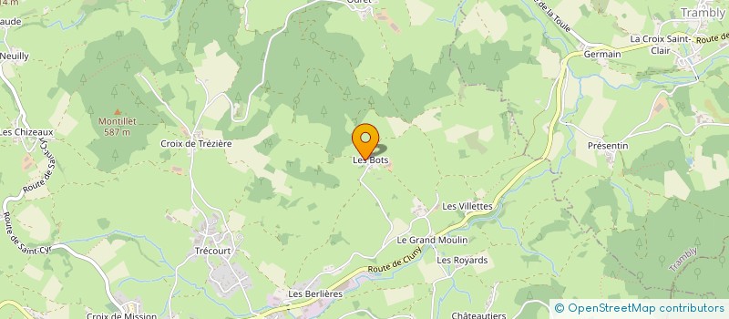localisation de l'entreprise MONSIEUR DANIEL GUERIN à MATOUR