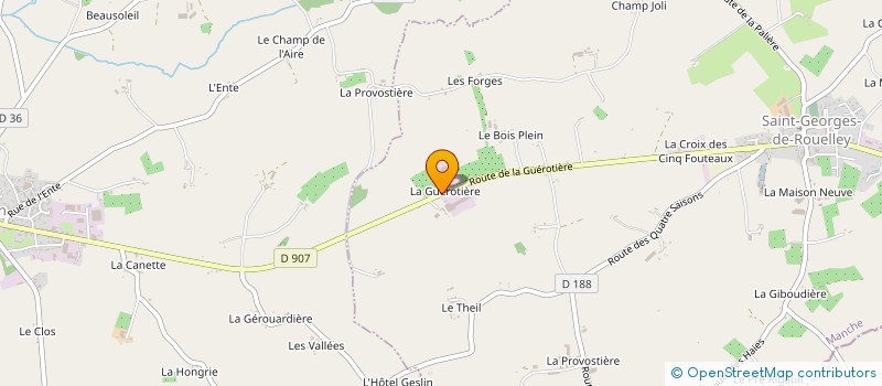 localisation de l'entreprise MONSIEUR DANIEL GUESDON à SAINT-CYR-DU-BAILLEUL