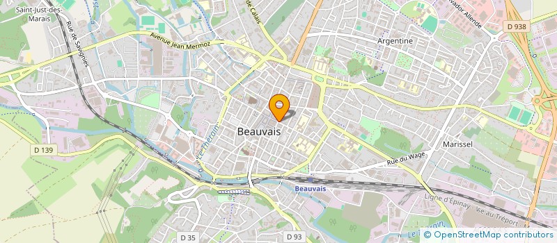 localisation de l'entreprise MONSIEUR DANIEL GUETTE  BEAUVAIS