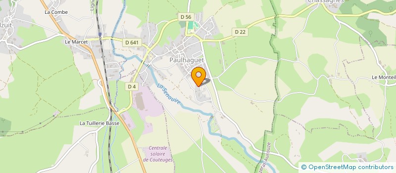 localisation de l'entreprise MONSIEUR DANIEL GUICHARD à PAULHAGUET