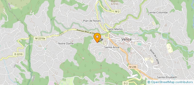 localisation de l'entreprise MONSIEUR DANIEL GUIGE  VENCE