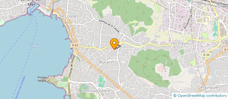 localisation de l'entreprise MONSIEUR DANIEL GUILBERT à SIX-FOURS-LES-PLAGES