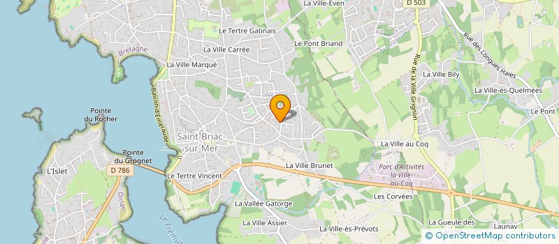 localisation de l'entreprise MONSIEUR DANIEL GUILLEMOT  SAINT-BRIAC-SUR-MER