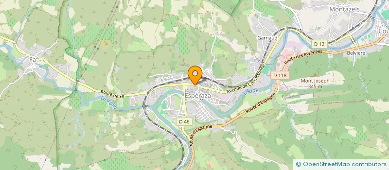 localisation de l'entreprise MONSIEUR DANIEL GUILLEMOT  ESPERAZA