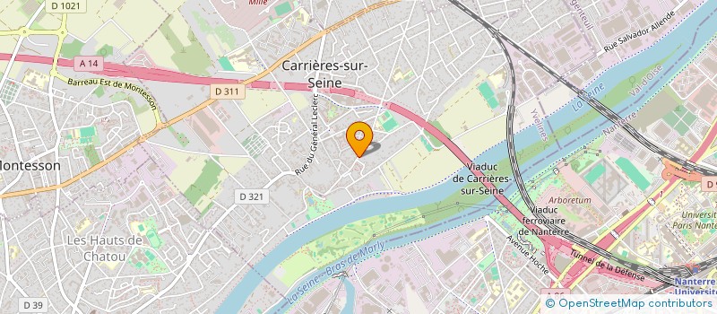 localisation de l'entreprise MONSIEUR DANIEL GUILLEMOT à CARRIERES-SUR-SEINE