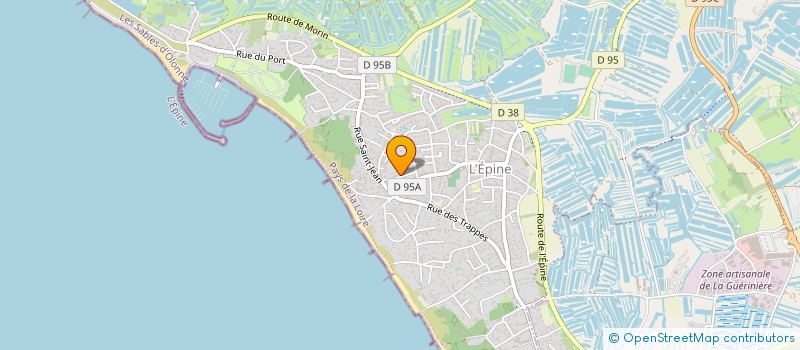 localisation de l'entreprise MONSIEUR DANIEL GUILLET à L'EPINE