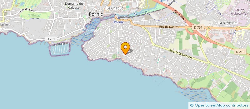 localisation de l'entreprise MONSIEUR DANIEL GUILLET  PORNIC