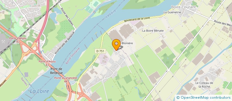 localisation de l'entreprise MONSIEUR DANIEL GUILLOCHEAU à BASSE-GOULAINE