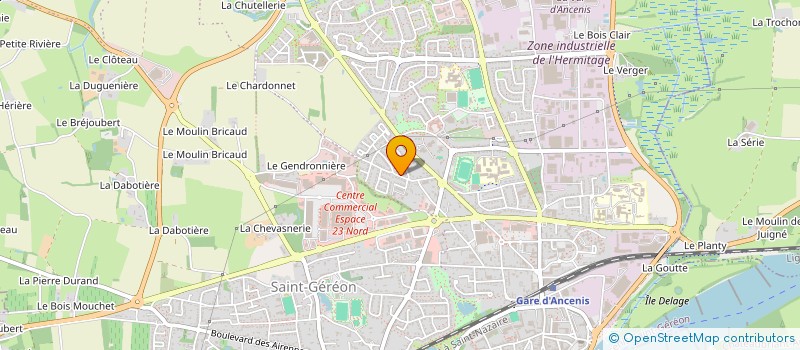 localisation de l'entreprise MONSIEUR DANIEL GUILLON  ANCENIS-SAINT-GEREON