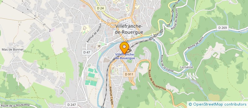 localisation de l'entreprise MONSIEUR DANIEL GUILLOT  VILLEFRANCHE-DE-ROUERGUE