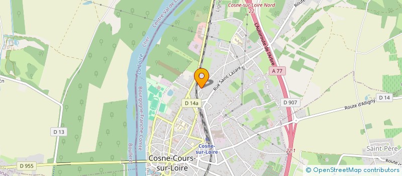 localisation de l'entreprise MONSIEUR DANIEL GUILLOT à COSNE-COURS-SUR-LOIRE
