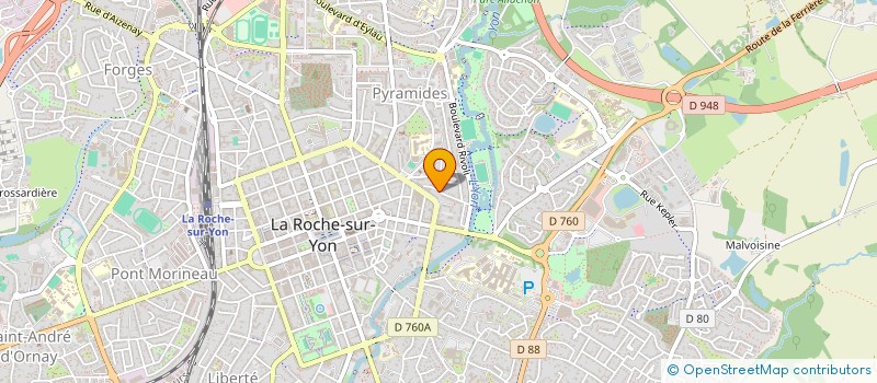 localisation de l'entreprise MONSIEUR DANIEL GUILLOTON à LA ROCHE-SUR-YON