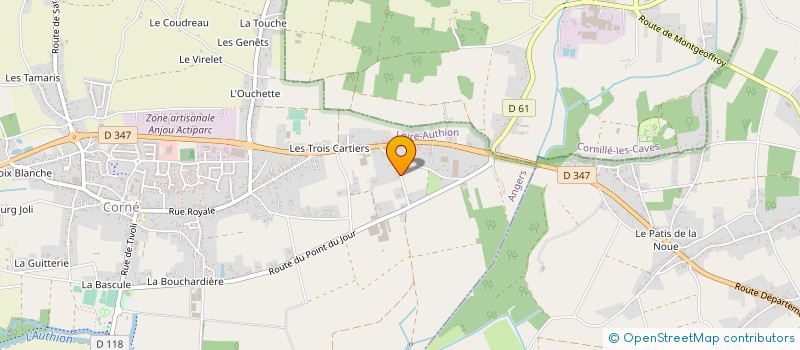 localisation de l'entreprise MONSIEUR DANIEL GUILLOUX à LOIRE-AUTHION