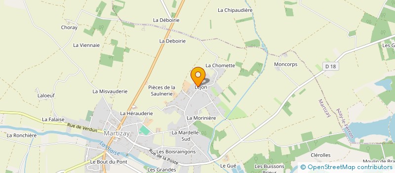 localisation de l'entreprise MONSIEUR DANIEL GUINAULT à MARTIZAY
