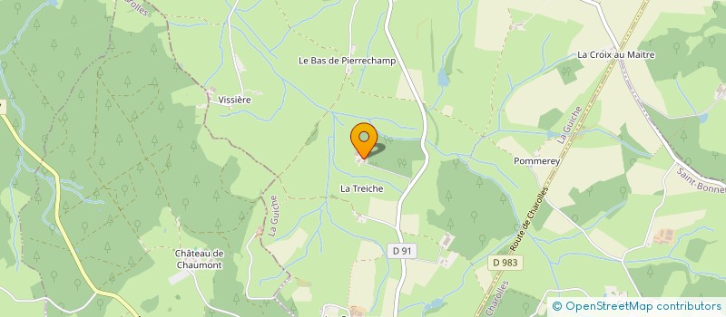 localisation de l'entreprise MONSIEUR DANIEL GUINGAND  GUICHE (LA)