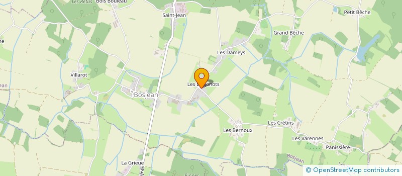 localisation de l'entreprise MONSIEUR DANIEL GUINOT  BOSJEAN