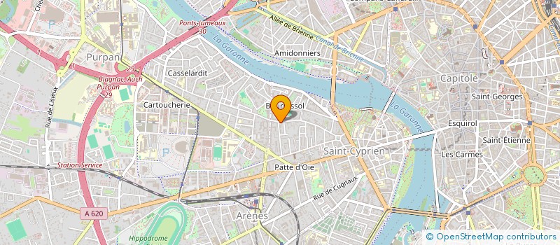 localisation de l'entreprise MONSIEUR DANIEL GUIRAUD à TOULOUSE