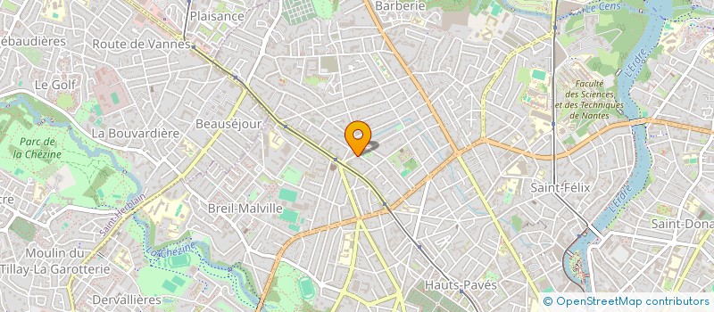 localisation de l'entreprise MONSIEUR DANIEL GURIEC à NANTES