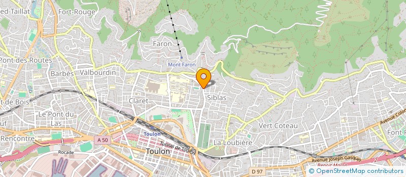 localisation de l'entreprise MONSIEUR DANIEL GUTA  TOULON