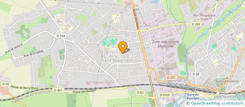 localisation de l'entreprise MONSIEUR DANIEL GUTERRES  SAINT-DOULCHARD