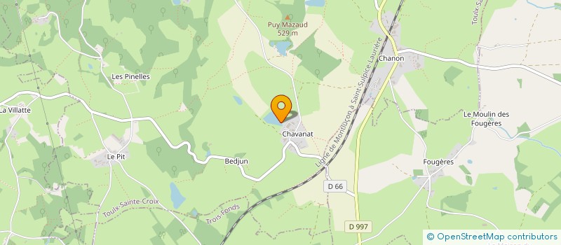 localisation de l'entreprise MONSIEUR DANIEL GUY  TOULX-SAINTE-CROIX