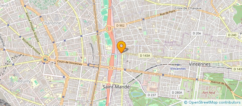localisation de l'entreprise MONSIEUR DANIEL GUYON  MONTREUIL