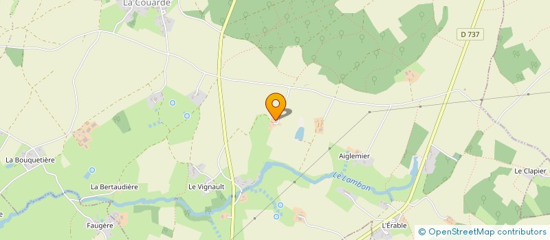 localisation de l'entreprise MONSIEUR DANIEL GUYON  PRAILLES-LA COUARDE